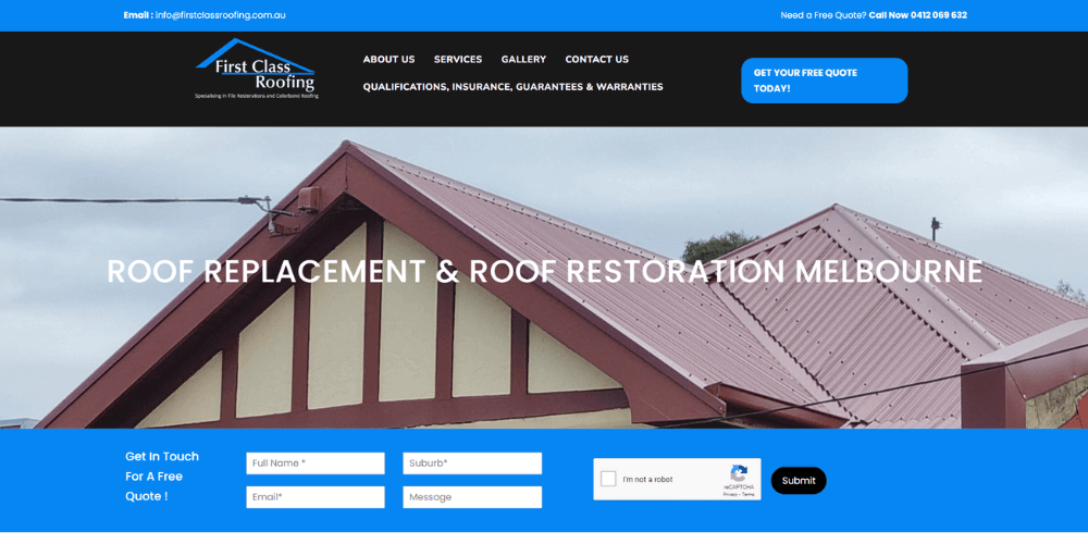 first class roofing, melbourne best roof replacement contractors, roof replacement, roof replacement contractors, best roof replacement contractor